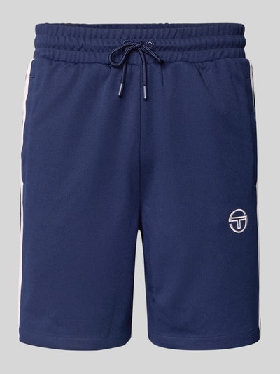 SERGIO TACCHINI Korte broek met elastische band, model 'PIETRAPERTOSAA' Donkerblauw - 2
