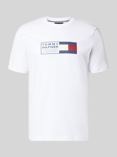 Tommy Hilfiger Regular Fit T-Shirt aus reiner Baumwolle Weiss 2