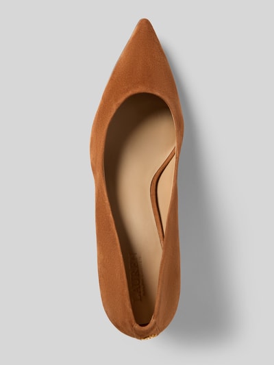 Lauren Ralph Lauren High Heels mit Label-Detail Cognac 3