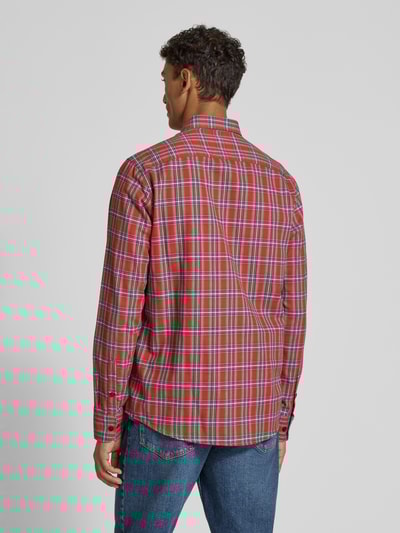 Lerros Koszula casualowa z listwą guzikową Czerwony 5