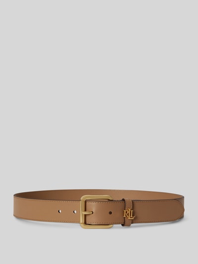 Lauren Ralph Lauren Riem van echt rundleer met logodetail Camel - 1