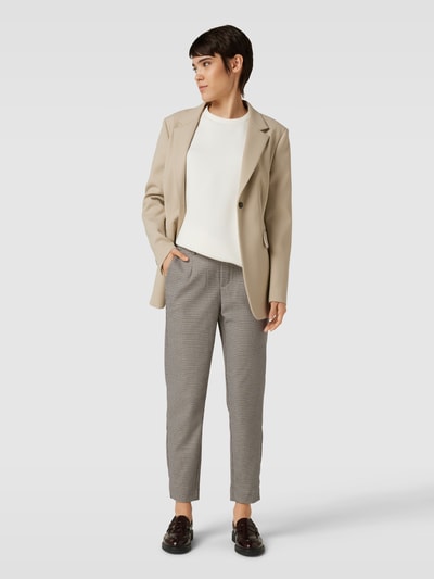 Object Spodnie o kroju slim fit z bocznymi, wpuszczanymi kieszeniami model ‘Lisa’ Piaskowy 1