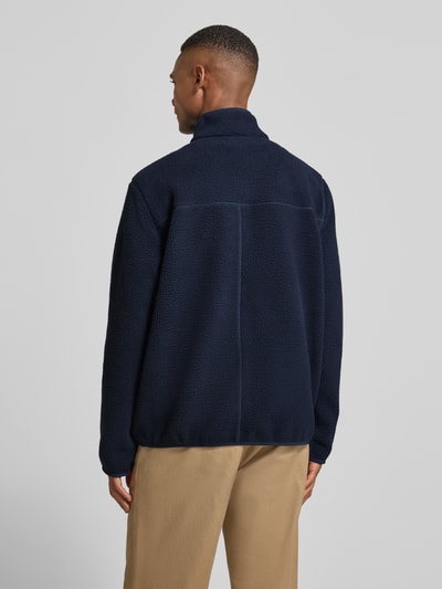 Forét Kurtka z polaru z dwustronnym zamkiem błyskawicznym model ‘MOUNTAIN’ Ciemnoniebieski 5