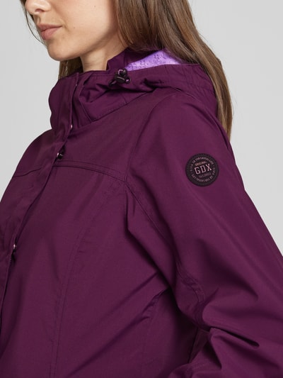 G.I.G.A. DX Jacke mit Reißverschlusstaschen Modell 'GS110' Aubergine 3