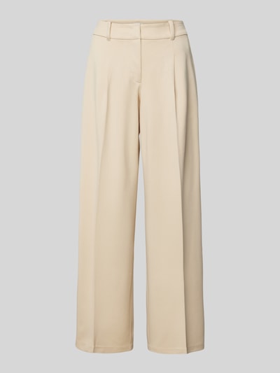 Tom Tailor Wijde broek van viscosemix, model 'LEA' Beige - 2