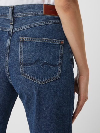 Pepe Jeans Relaxed Fit High Waist Jeans aus Baumwolle Modell 'Dover' Jeansblau 3