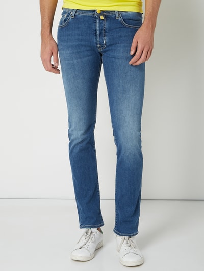 Jacob Cohen Stone-washed jeans met stretch  Jeansblauw - 4