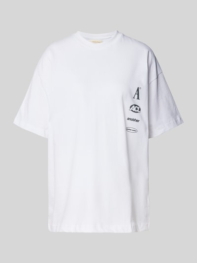 ANOTHER COTTON LAB T-Shirt mit Label-Print Offwhite 2