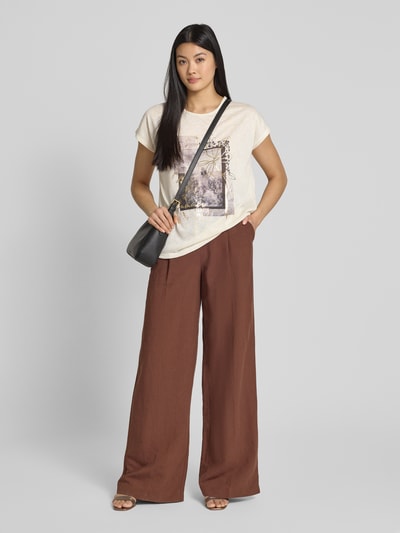 Christian Berg Woman T-Shirt mit Motiv-Print Offwhite 1