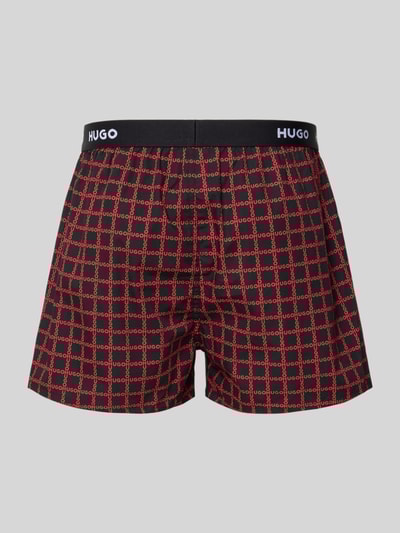 HUGO Regular fit boxershort van zuiver katoen in een set van3 stuks Zwart - 3