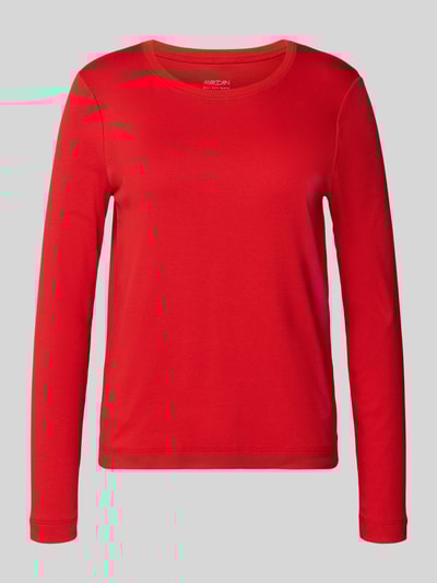 Marc Cain Shirt met lange mouwen van katoenmix Rood - 2