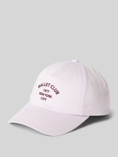 Produktfoto, Basecap aus reiner Baumwolle Modell 'LETTYE-SL' von BOSS Orange in Optik: Unifarben, Stickerei, Twill, verstellbarer Riegelverschluss