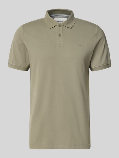 s.Oliver RED LABEL regular fit poloshirt van puur katoen Lindegroen - 2