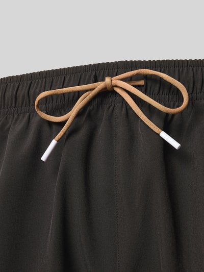 BOSS Regular Fit Badeshorts mit Logo-Detail Black 2