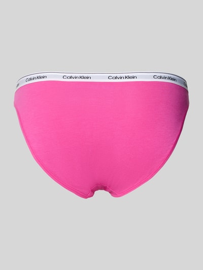 Calvin Klein Underwear Figi z elastycznym pasem w zestawie 3 szt. Mocnoróżowy 3