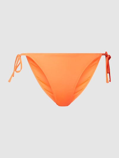 Guess Figi bikini z detalem z logo Neonowy pomarańczowy 1