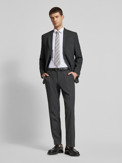 Christian Berg Men Pantalon met persplooien Antraciet - 1