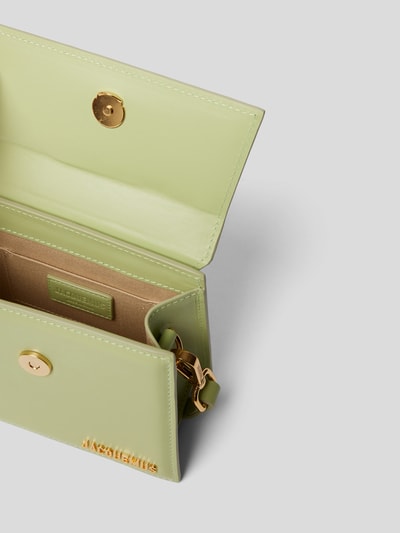 Jacquemus Micro Bag mit Label-Applikation Hellgrün 6