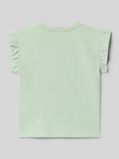 Produktfoto, Loose Fit T-shirt uit puur katoen model 'RUTH' van Only, look: effen, motiefprint, ronde hals, korte mouw, jersey, kinderen