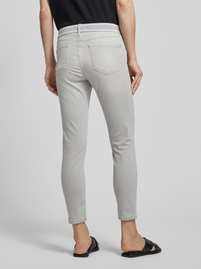 Angels Slim Fit Jeans mit Streifenmuster Modell 'Ornella sporty' Hellgrau 5