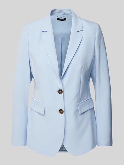 More & More Blazer met reverskraag Bleu - 2