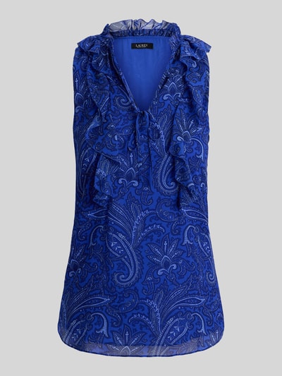 Lauren Ralph Lauren Relaxed fit blousetop met paisleymotief Blauw - 2