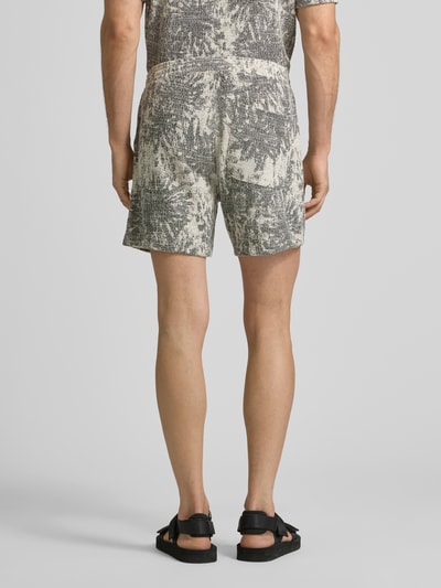 Samsøe Samsøe Korte broek met elastische band, model 'SAJABARI' Middengrijs gemêleerd - 5