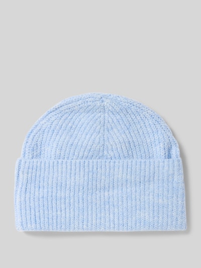 Christian Berg Woman Regular fit muts met wol in gebreide look Lichtblauw - 1