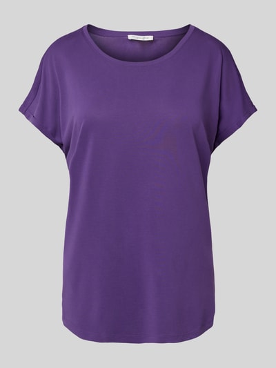 Christian Berg Woman T-shirt z mieszanki modalu z okrągłym dekoltem Fioletowy 2
