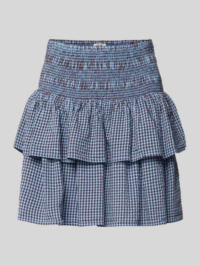 Marc O'Polo DENIM Ausgestellter Mini-Rock aus Baumwoll-Mix Hellblau 2