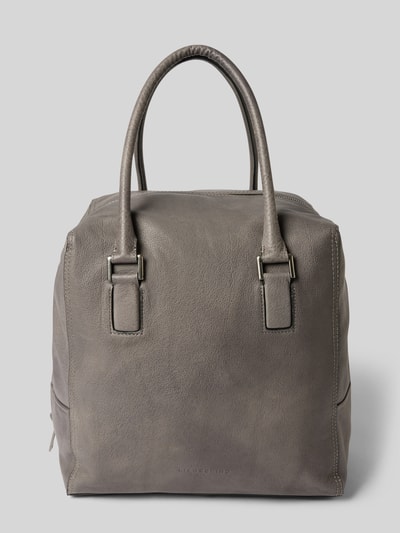 LIEBESKIND BERLIN Handtasche aus Leder mit Label-Detail Modell 'KAYLA' Anthrazit 2