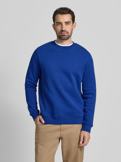 Armedangels Regular Fit Sweatshirt aus reiner Bio-Baumwolle Modell 'BAARO FLEECE' Royal 4