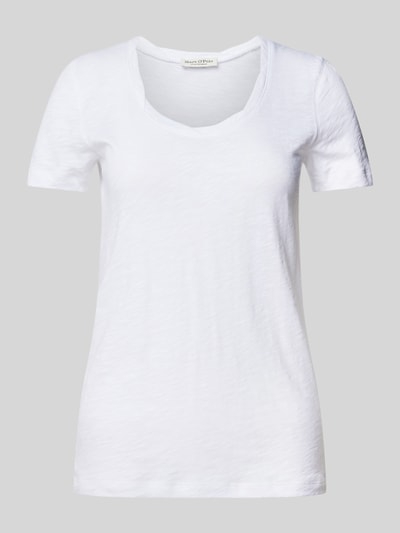 Marc O'Polo Shaped Fit T-Shirt aus reiner Baumwolle  Weiss 2