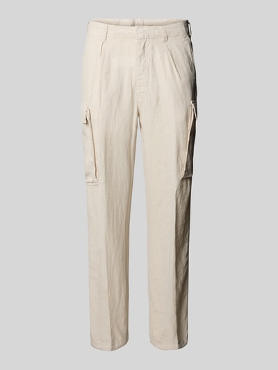 Polo Ralph Lauren Cargohose aus Leinen mit Label-Detail Beige 2