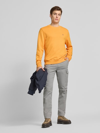 Napapijri Tapered fit cargobroek met steekzakken, model 'YASUNI SUM' Steengrijs - 1