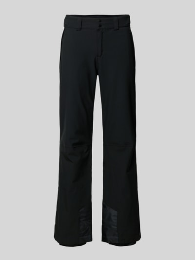 LUHTA Flared stoffen broek met ritszakken, model 'KUMPULA' Zwart - 2