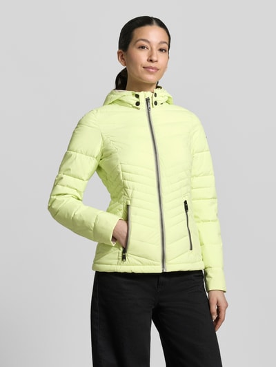 G.I.G.A. DX Kurtka o kroju slim fit z efektem pikowania Jasnozielony 4
