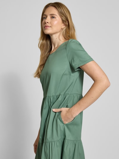 ROBE LÉGÈRE Knielange jurk in laagjeslook Lindegroen - 3