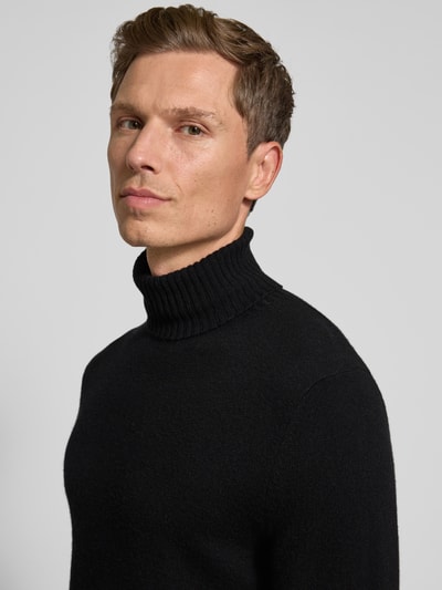 FTC-Cashmere Kaschmirpullover mit Rollkragen Black 3