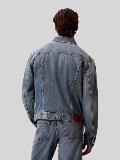 Calvin Klein Jeans regular fit jeansjack van puur katoen Jeansblauw - 5