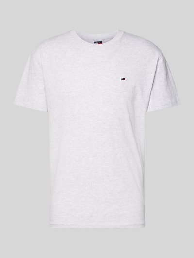 Tommy Jeans Regular Fit T-Shirt aus reiner Baumwolle Hellgrau Melange 2