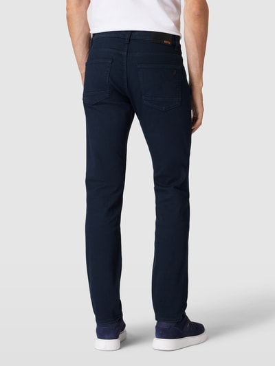 BOSS Orange Straight Leg Jeans im 5-Pocket-Design Modell 'Delaware' Dunkelblau 5