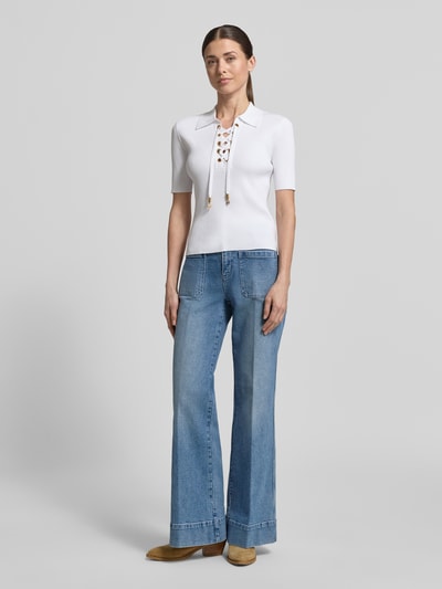 MICHAEL Michael Kors Flared Fit Jeans mit aufgesetzten Taschen Jeansblau 1