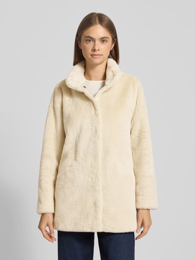 Only Regular Fit Mantel in Kunstfell-Optik Modell 'VIDA' Offwhite 4