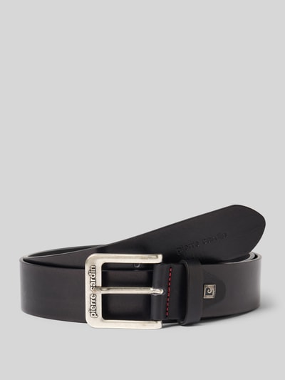 Pierre Cardin Gürtel aus Leder mit Label-Detail Black 1