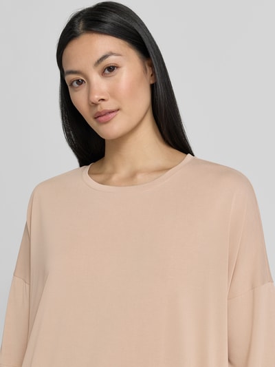 Christian Berg Woman T-Shirt aus Modal-Mix mit Tunnelzug Mud 3