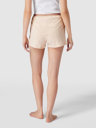 Calvin Klein Underwear Sweatshorts mit Label-Schriftzug in metallic Beige Melange 5