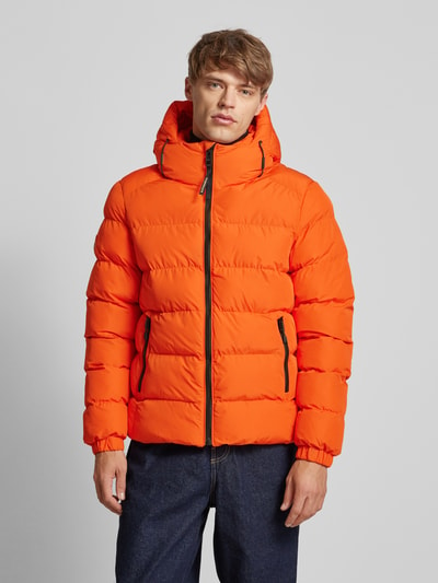 Superdry Steppjacke mit Reißverschlusstaschen Orange 4