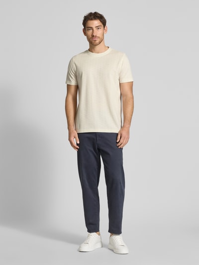 Lerros T-Shirt mit Rundhalsausschnitt Offwhite 1