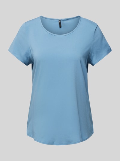 Vero Moda T-Shirt mit abgerundetem Saum Modell 'BELLA' Blau 2